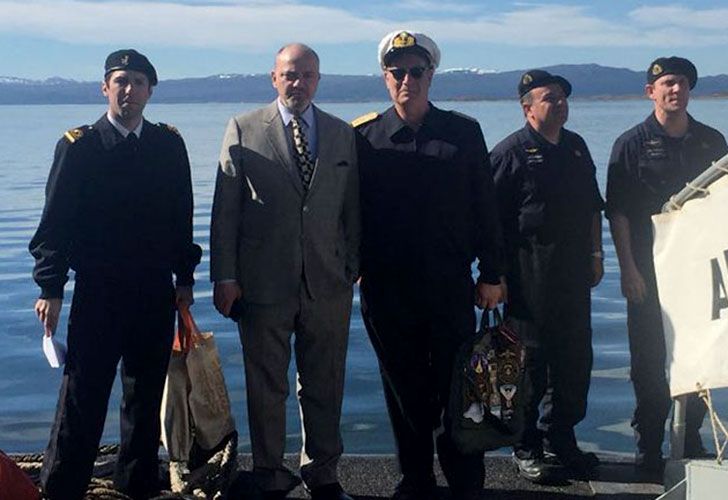 Fotos del submarino ARA San Juan en Ushuaia