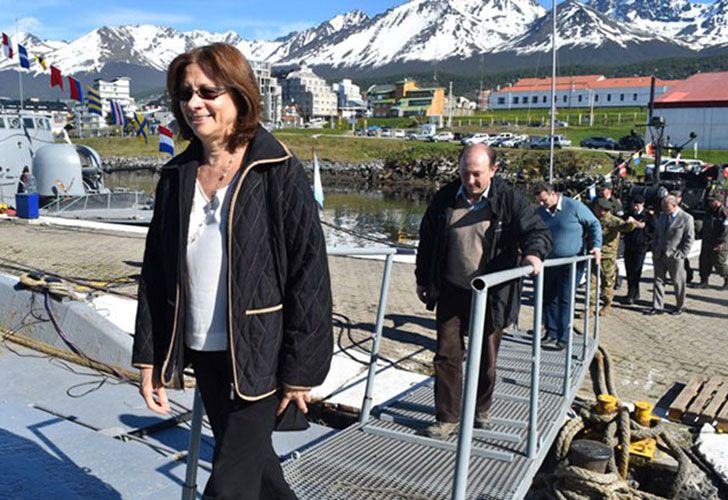 Fotos del submarino ARA San Juan en Ushuaia