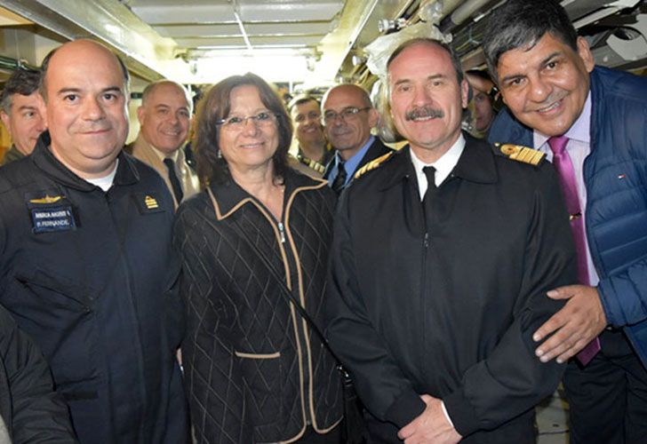 Fotos del submarino ARA San Juan en Ushuaia