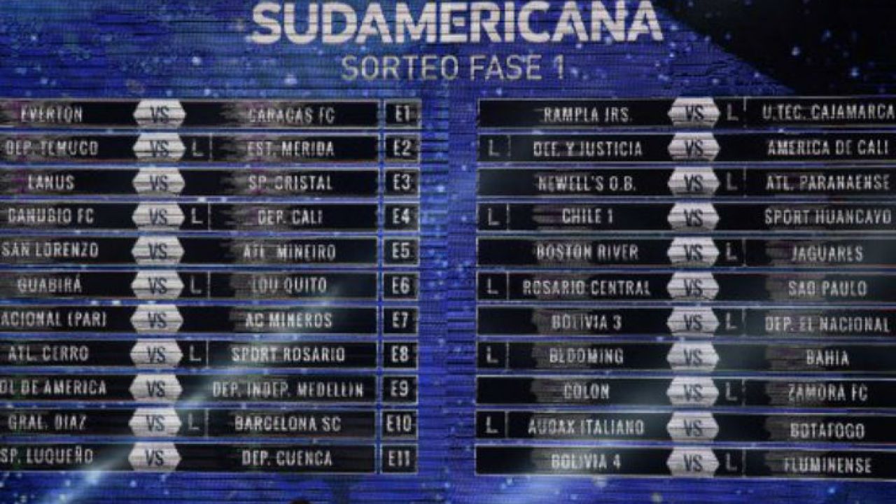 442 Cómo será el calendario de la Copa Sudamericana