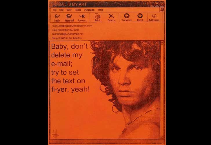 Jim Morrison, Obra de Alejandro Vigilante.