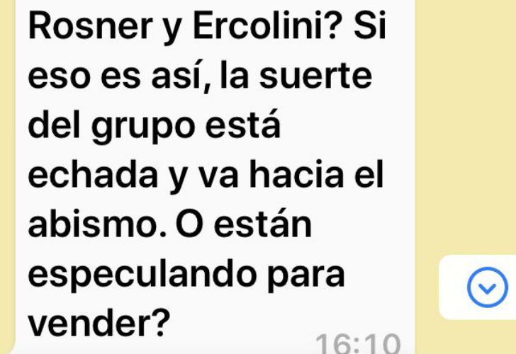 Las conversaciones que publicó Beto Casella en su Twitter