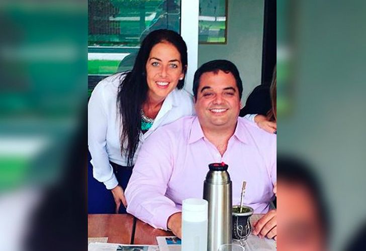 Mariana Triaca, junto a su hermano, el ministro de Trabajo.