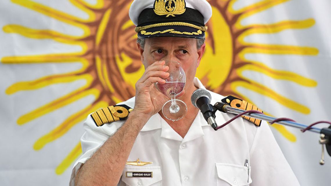Navy spokesman Enrique Balbi has become the face of the ARA San Juan public relations disaster involving the Navy and Defence Ministry's miscommunication or silence about important developments.