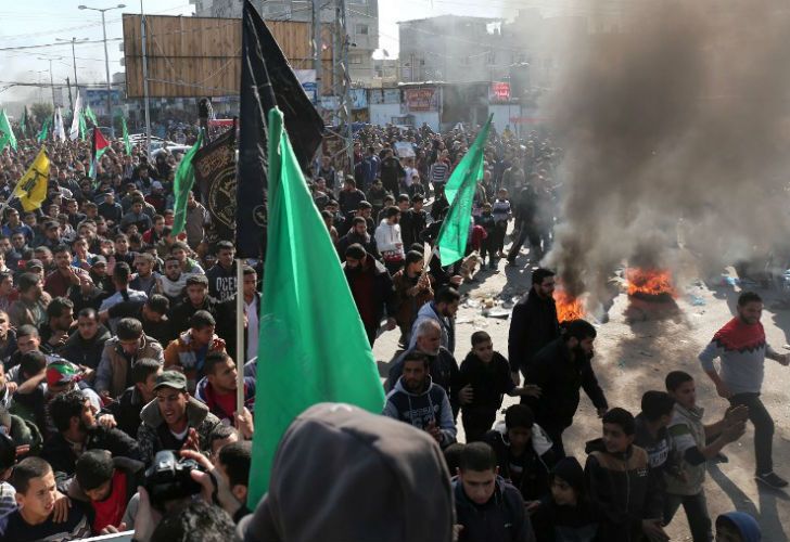 Los palestinos habían sido convocados el viernes en Jerusalén, Cisjordania ocupada y en la Franja de Gaza a un "día de ira".