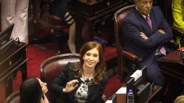 Cristina Fernández de Kirchner en el Senado