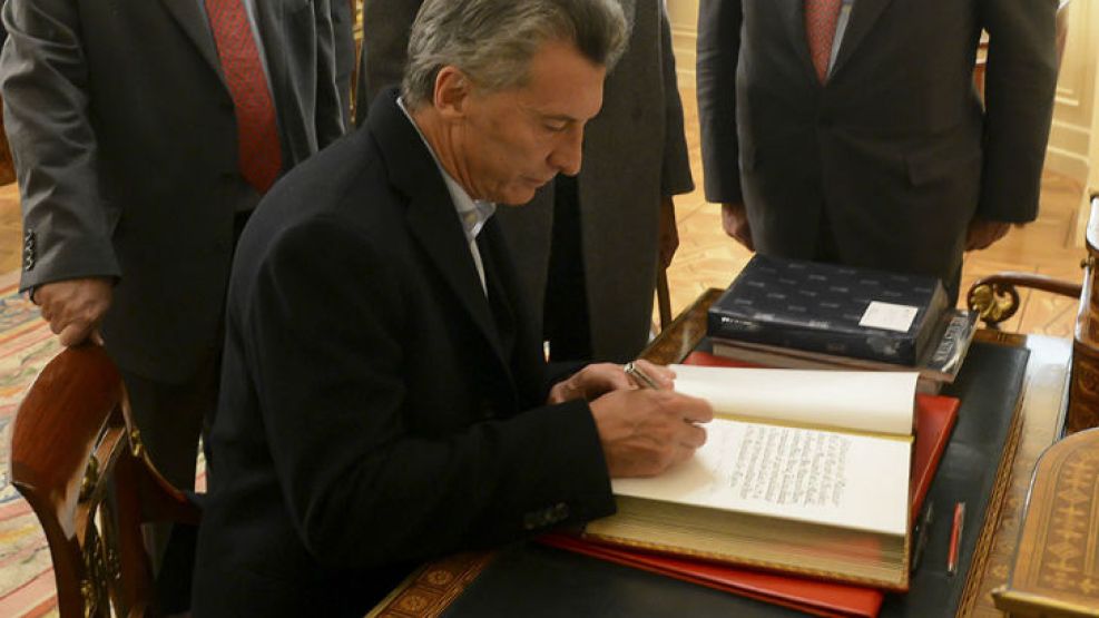El decreto lleva la firma de Mauricio Macri.