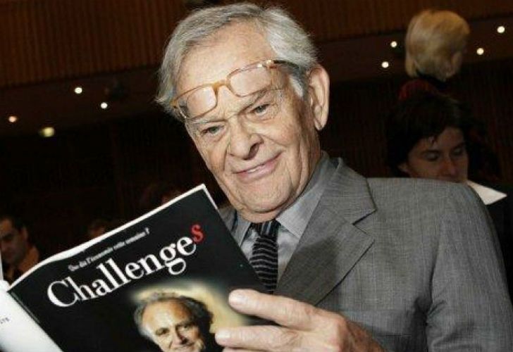 claude perdriel, de 91 años, ceo de Challenges editorial francesa