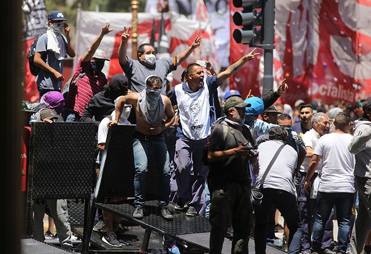 Incidentes en las inmediaciones del Congreso Nacional