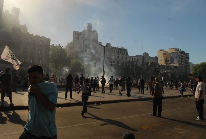 Reforma Previsional: Batalla campal en el Congreso - Ph: Sergio Piemonte