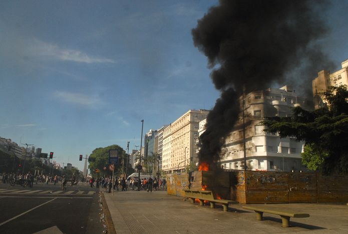 Reforma Previsional: Batalla campal en el Congreso - Ph: Sergio Piemonte