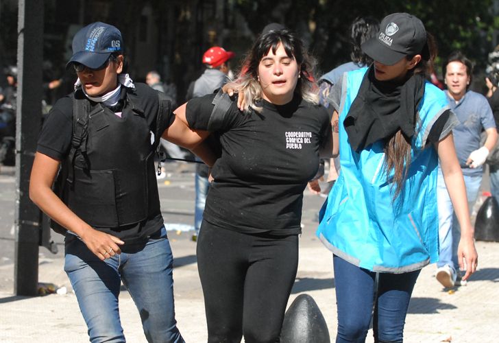 Reforma Previsional: Batalla campal en el Congreso - ph: Sergio Piemonte