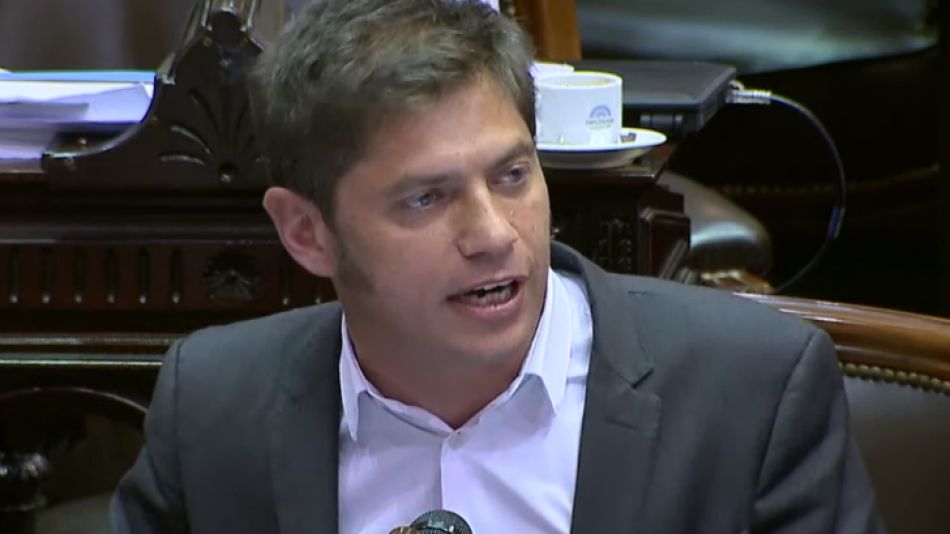 Axel Kicillof, uno de los diputados que se opone a la iniciativa oficial