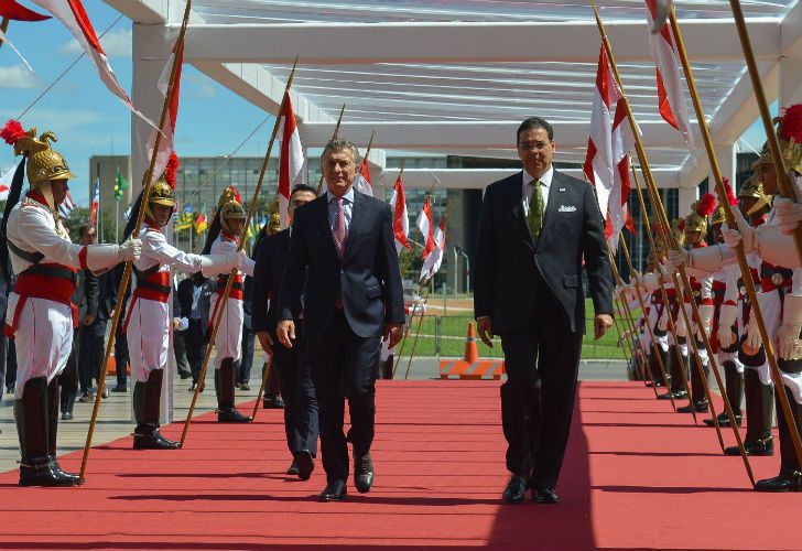 El presidente Mauricio Macri viajó a Brasil para participar de la cumbre del Mercosur.