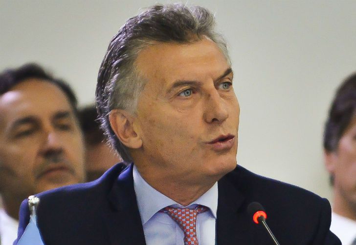 El presidente Mauricio Macri durante la cumbre del Mercosur.