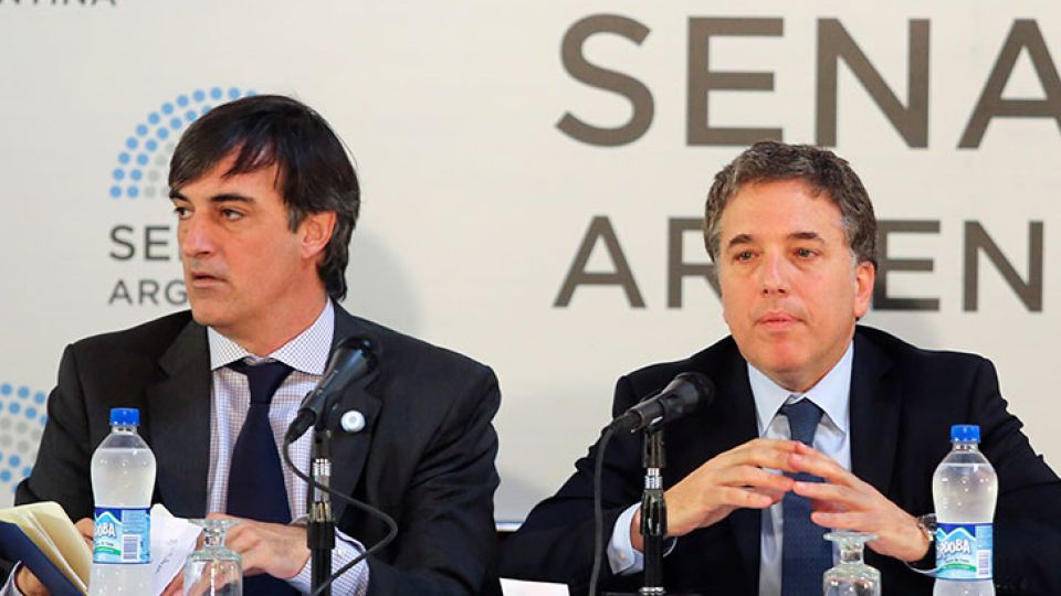Nicolás Dujovne y Esteban Bullrich