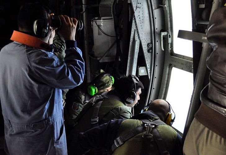 Aviones de la Armada Argentina que operan desde la Base Aeronaval Almirante Zar en Trelew participan de la búsqueda del ARA San Juan.