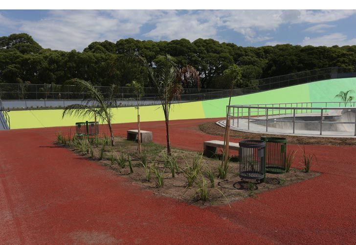 El viejo velódromo porteño reconvertido en el Skatepark más grande de la Argentina