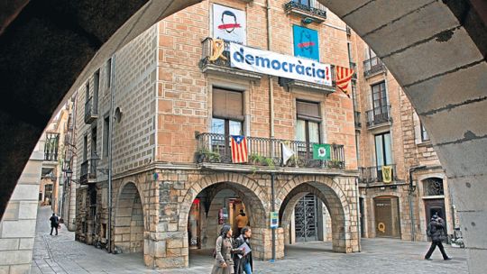Girona. Bastión del separatismo catalán, fue gobernada por Carles Puigdemont.