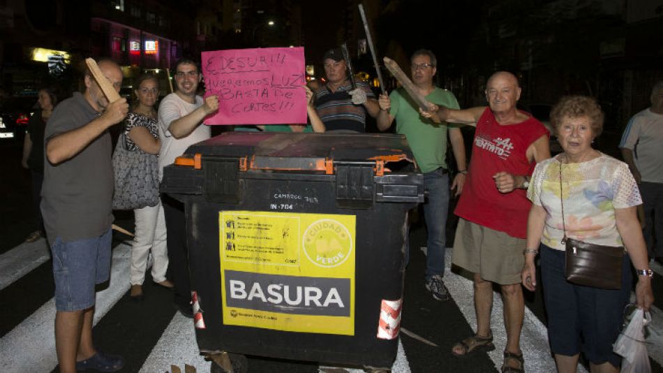 Volvieron los reclamos por los cortes de luz.