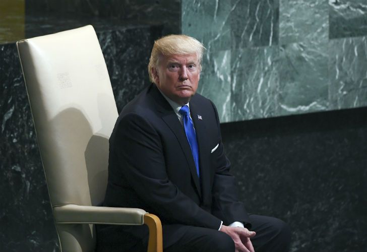 Donald Trump durante la Asamblea General de las Naciones Unidas.