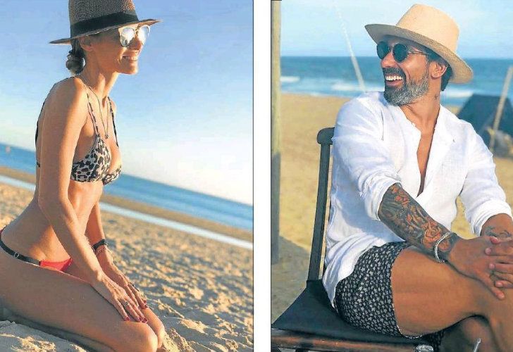 Pampita y el Pocho Lavezzi.