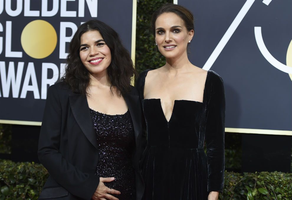 Natalie Portman-Times Up-Golden Globes (2)