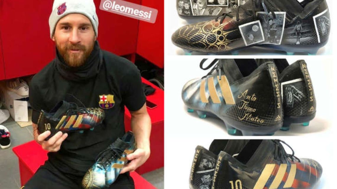 botines boca juniors