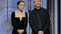 Natalie Portman-Times Up-Golden Globes