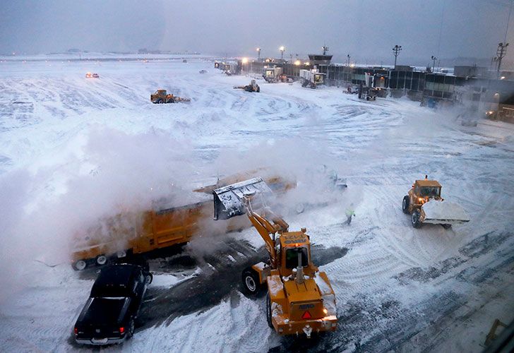 Estados Unidos enfrenta unas de las peores nevadas en su historia