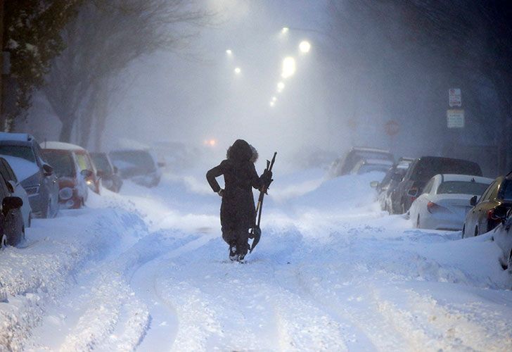 Estados Unidos enfrenta unas de las peores nevadas en su historia