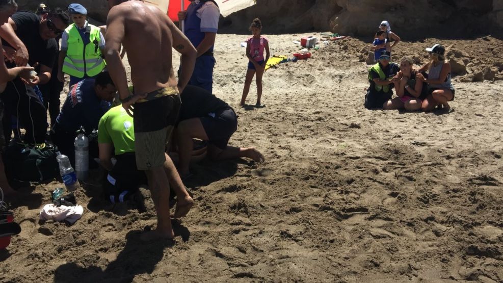Murió una nena de tres años en una playa de Mar Del Plata tras ser aplastada por un terraplén 