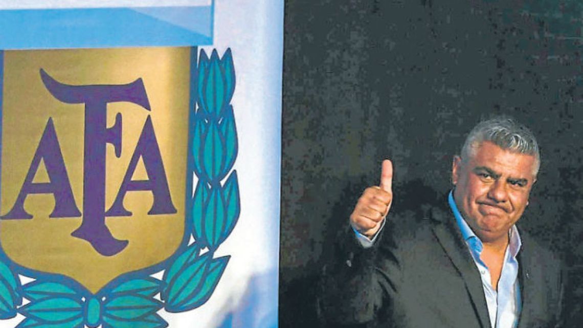 President of the Argentine Football Association (AFA), Claudio Tapia.