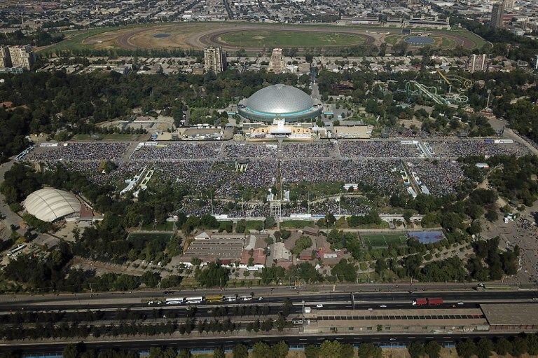 Decenas de personas fueron arrestadas hoy Chile durante violentas protestas contra la visita papal.