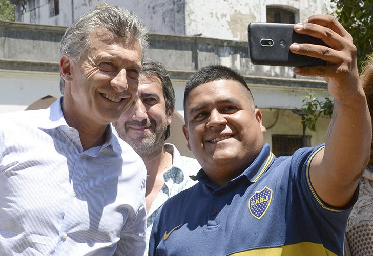 Las fotos de Macri en el Mercado Central