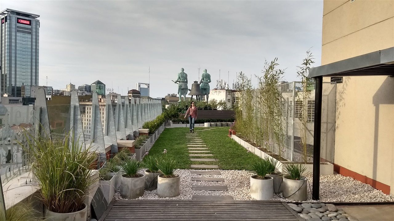 Terrazas verdes en la Ciudad