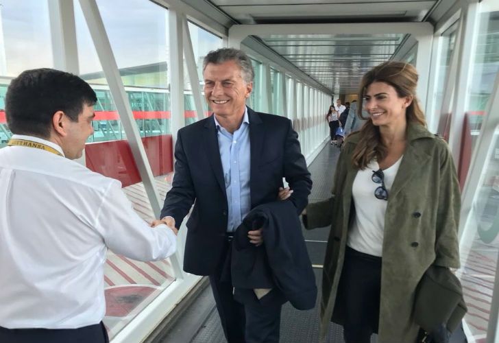 El presidente Macri partió hacia Rusia. 