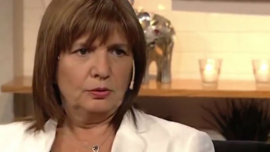 Patricia Bullrich durante su intervención en América.