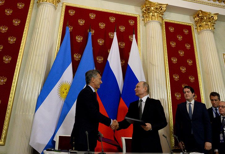 Macri de gira por Rusia