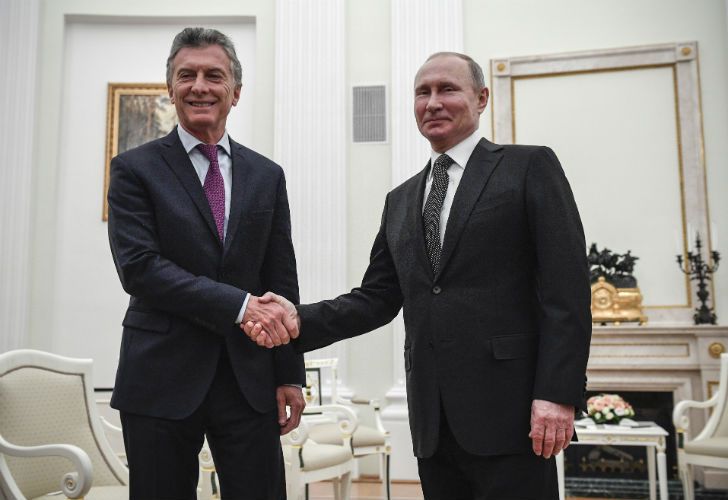 Macri se reunió con su par, Vladimir Putin.