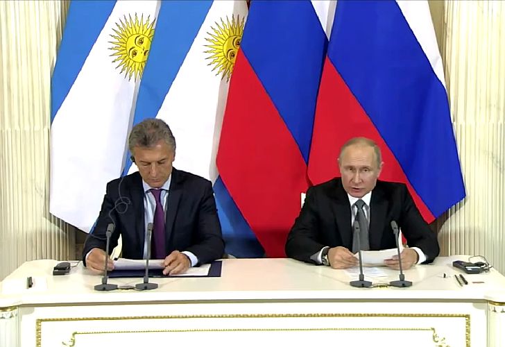 Macri y Putin refuerzan la relación bilateral.