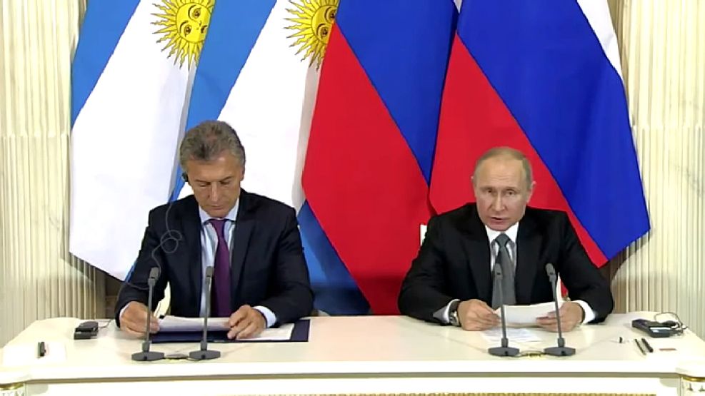 Macri y Putin refuerzan la relación bilateral.