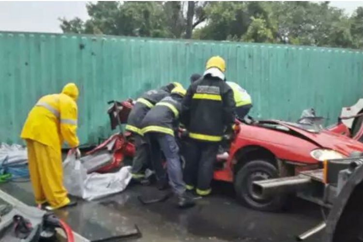 Las impactantes imágenes del accidente que le costó la vida a tres argentinos en Brasil.