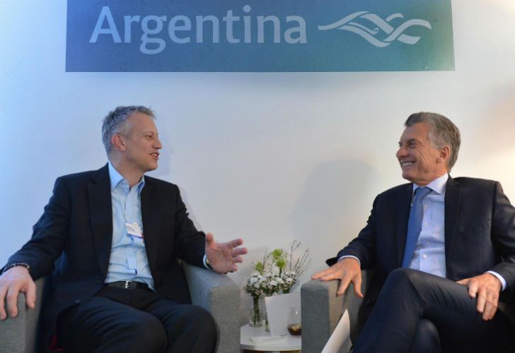 El presidente Mauricio Macri se reunió con James Quincey, director ejecutivo y CEO de Coca Cola.