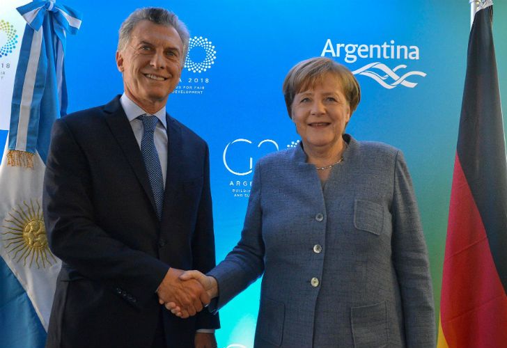 El presidente Mauricio Macri se reunió con la canciller alemana Ángela Merkel en el marco de la gira europea que realiza el mandatario.