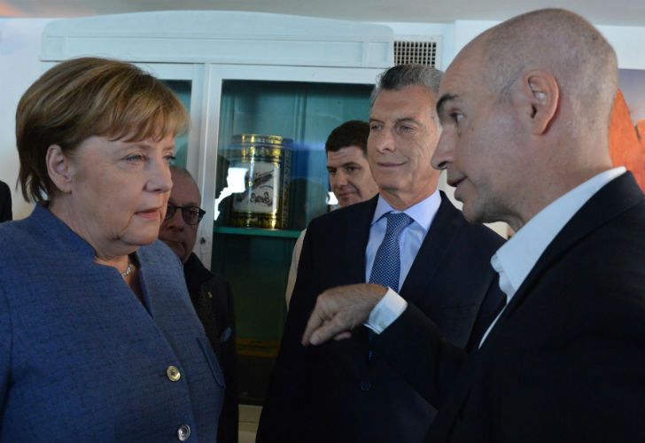 El presidente Mauricio Macri se reunió con la canciller alemana Ángela Merkel en el marco de la gira europea que realiza el mandatario.