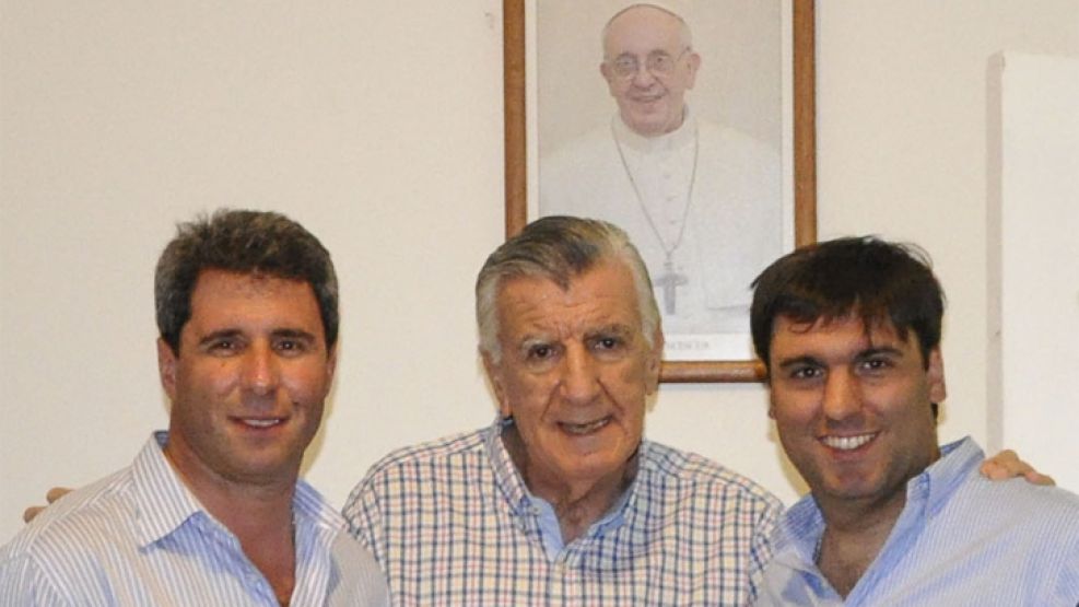 Sergio Uñac, José Luis Gioja y Diego Bossio