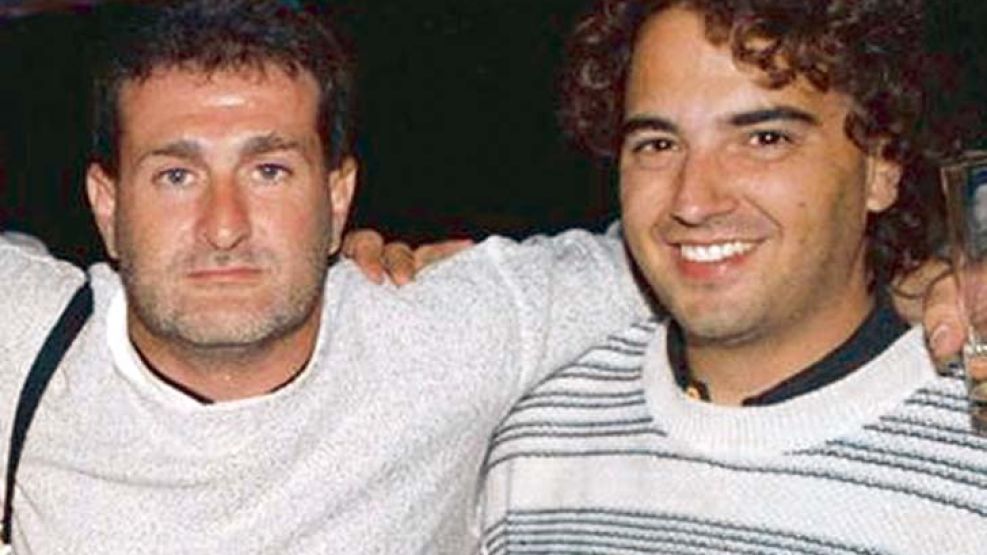 José Luis Cabezas junto a Gabriel Michi