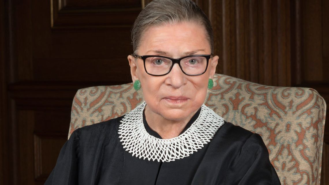 Ruth Bader Ginsburg.