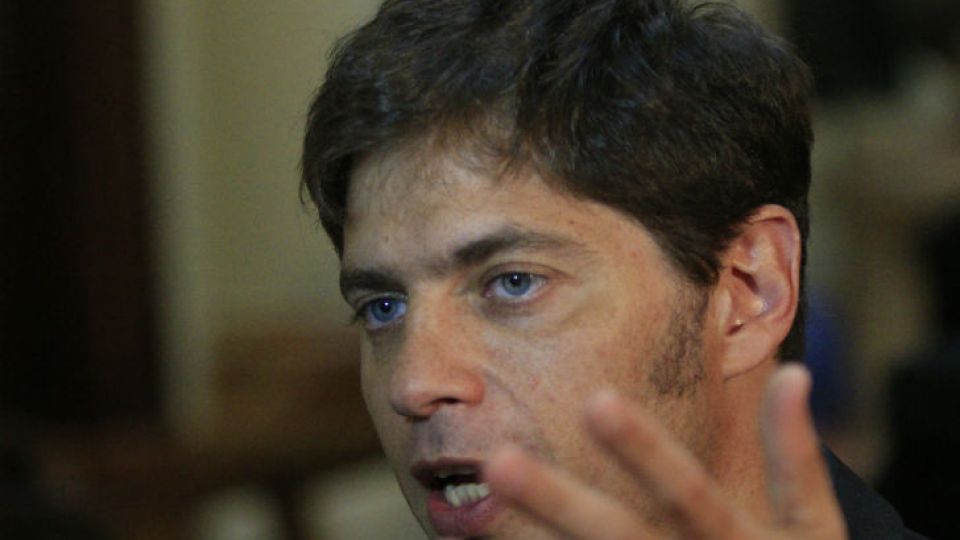 El exministro de Economía, Axel Kicillof.